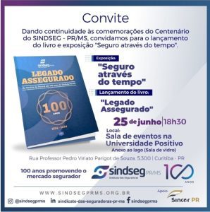 Leia mais sobre o artigo Livro “Legado Assegurado” do Sindseg PR/MS será lançado nesta terça-feira em Curitiba