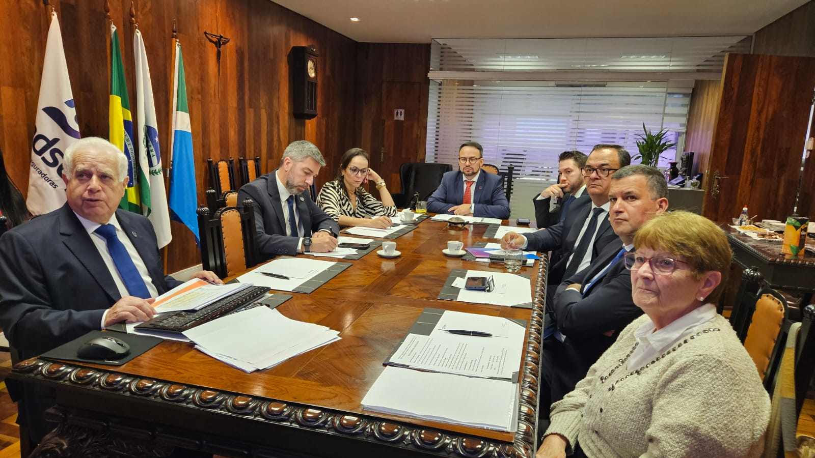 Leia mais sobre o artigo Reunião de diretoria aprova previsão orçamentária para 2025 e reunião conjunta das comissões e dos delegados faz balanço positivo de 2024