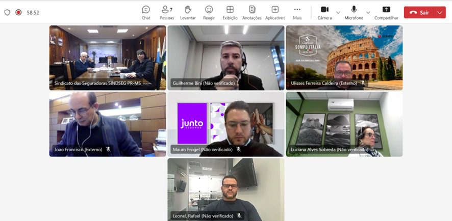 Leia mais sobre o artigo Reunião mensal de diretoria realizada por videoconferência analisa apoio a eventos
